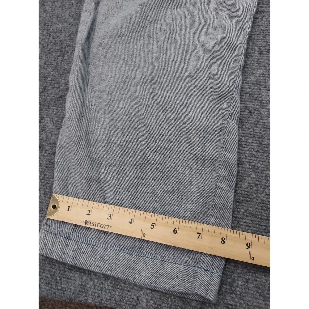 TOMMY BAHAMA Linen Pants Mens 2XL Blue Linen Cotton Stretch Drawstring Beach